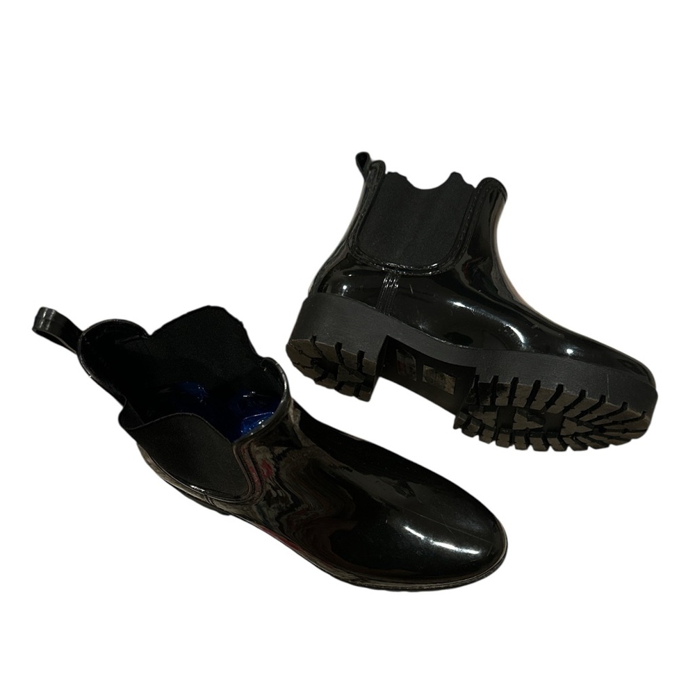 Jeffrey Campbell Sleek Black Women’s Rain Boots 8